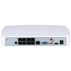 IP-відеореєстратор Dahua DHI-NVR2108-8P-I2 на 8 каналів, 8 PoE, бюджет 72 Вт, до 12 Мп