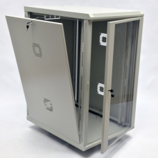 Настінна шафа 19″ 21U MGSWA, 600×600×1040 мм, акрилове скло, сіра (UA-MGSWA216G)