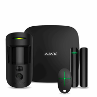 Комплект сигналізації Ajax StarterKit Cam (HDR) B з фотоверифікацією, Hub 2, чорний