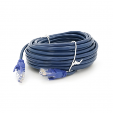 Патч-корд литой RITAR, UTP, RJ45, Cat.5e, 10m, фиолетовый, Cu (медь)