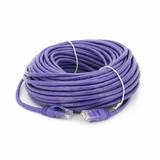 Патч-корд литой RITAR, UTP, RJ45, Cat.5e, 25m, фиолетовый, Cu (медь)