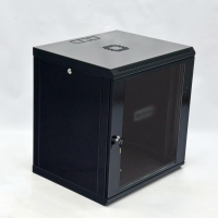 Настенный шкаф 19″ 12U MGSWL Эконом, 600×500×640 мм, акриловое стекло, черный (UA-MGSWL125B)