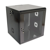Настенный шкаф 19″ 12U MGSWA, 600×500×640 мм, акриловое стекло, черный (UA-MGSWA125B)