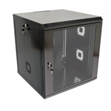 Настінна шафа 19″ 12U MGSWA, 600×500×640 мм, акрилове скло, чорна (UA-MGSWA125B)