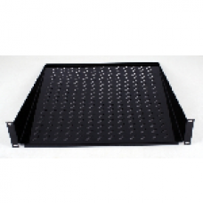 Полиця консольна 19" 2U 450мм, чорна