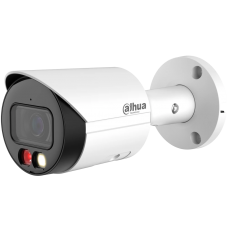 Циліндрична IP-камера Dahua DH-IPC-HFW2249S-S-IL (2.8мм), 2 Мп, Smart Dual Light, мікрофон, microSD