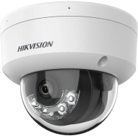 Купольная IP-камера Hikvision DS-2CD1143G2-LIUF (2.8 мм), 4 Мп, Smart Hybrid Light 30 м, микрофон, IP67