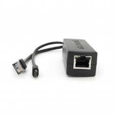 POE сплиттер AOT-0524 48V-5V, RJ45,Mini-USB (10 / 100Мбит, Вход-48V / Выход 5V 2.4А)