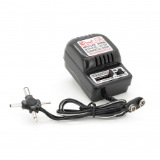Адаптер питания ТС-2007 с регулировкой 1,5V-12V 0,5A, штекер 5,5*2,1, jack3,5, LED - индикация