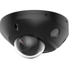 Купольна IP-камера Hikvision DS-2CD2543G2-LIS2U Black, 4 Мп, 2,8 мм, 2 мікрофони, аудіовихід, IK8
