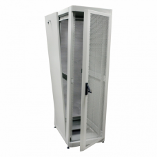 Серверный шкаф 19″ 42U MGSE, 610×1055 мм, усиленный, перфорированные двери 66%, серый (UA-MGSE42610MPG)