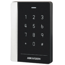 Считыватель карт EM и Mifare с вводом пароля Hikvision DS-K1102AEMK, RS-485, Wiegand, IP64