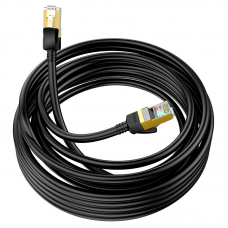 Патч-корд литой HOCO US02, FTP, RJ45, Cat.6, 5,0m, черный