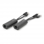 Gigabit POE пасивний інжектор (пара) (non 802.3af) DC9-56V до 2А з портами Ethernet 10 / 100 / 1000Mbps, black