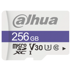 Карта пам’яті microSD Dahua DHI-TF-C100 / 256GB на 256 ГБ, U3, V30, ресурс 50 ТБ TBW