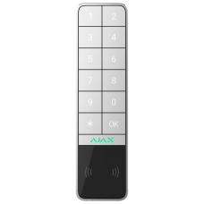 Бездротова вулична клавіатура зі зчитувачем Ajax KeyPad Outdoor Jeweller White