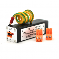 Грозозахист лінії живлення JY POWER / 220V для блоків живлення, вхід 6–24 В, 10 кА