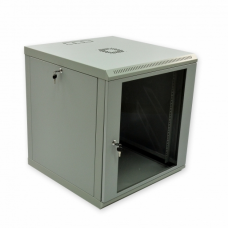 Настенный шкаф 19″ 12U MGSWL Эконом, 600×600×640 мм, акриловое стекло, серый (UA-MGSWL126G)